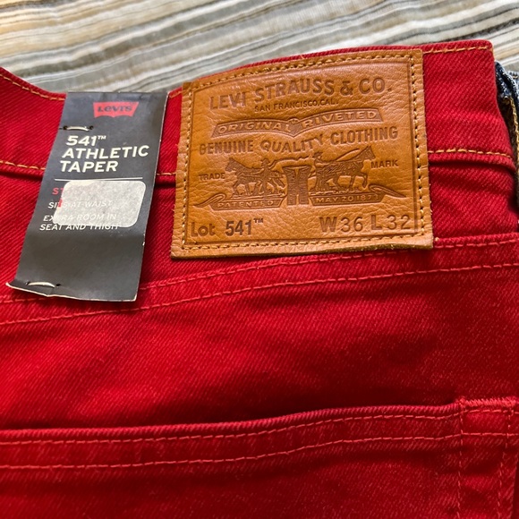 levis 541 athletic fit taper mens jeans - Picture 4 of 6